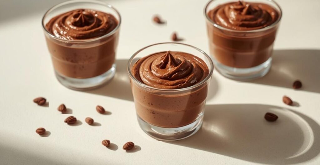 Gezonde chocolademousse met avocado en banaan
