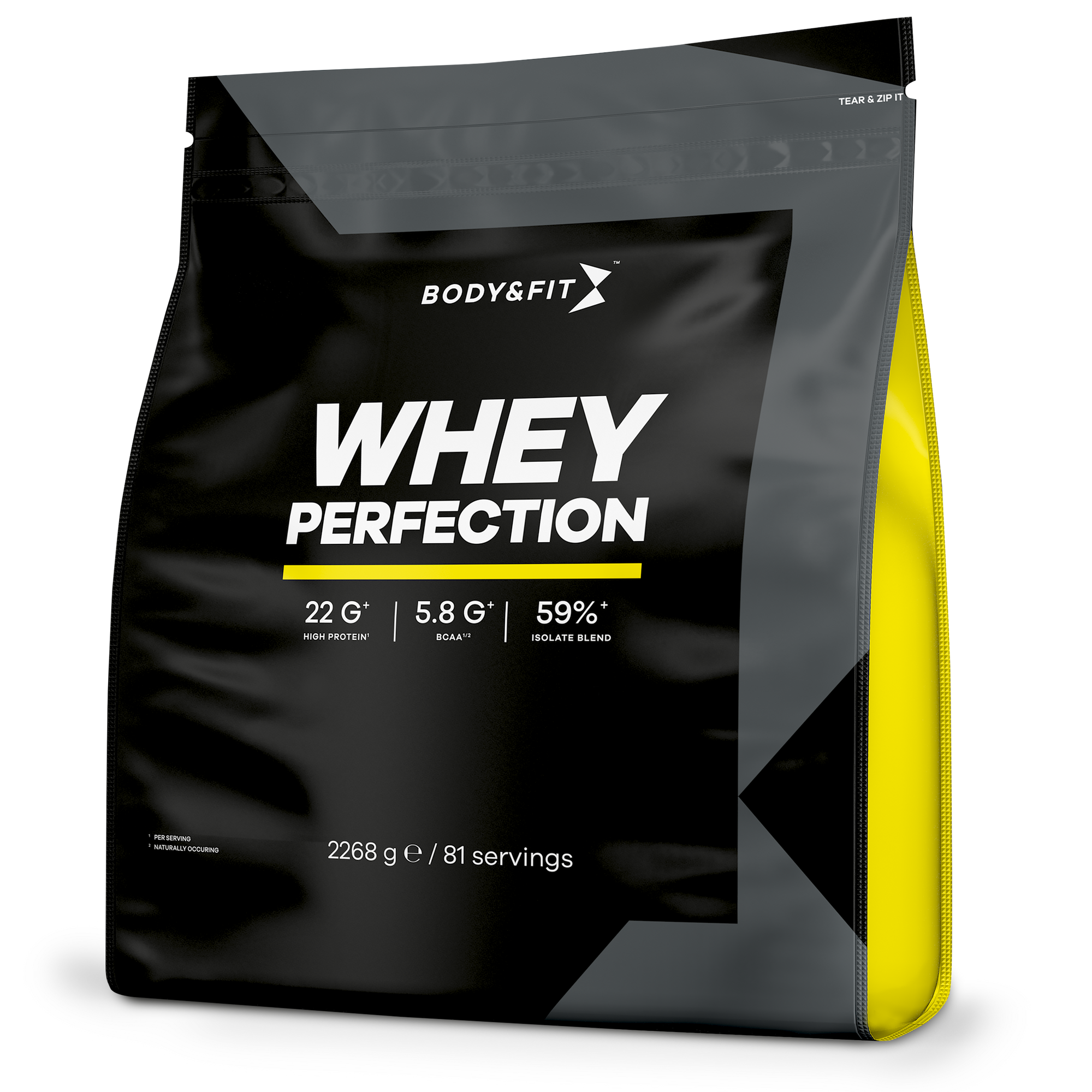 Body & Fit Whey Perfection eiwitpoeder verpakking