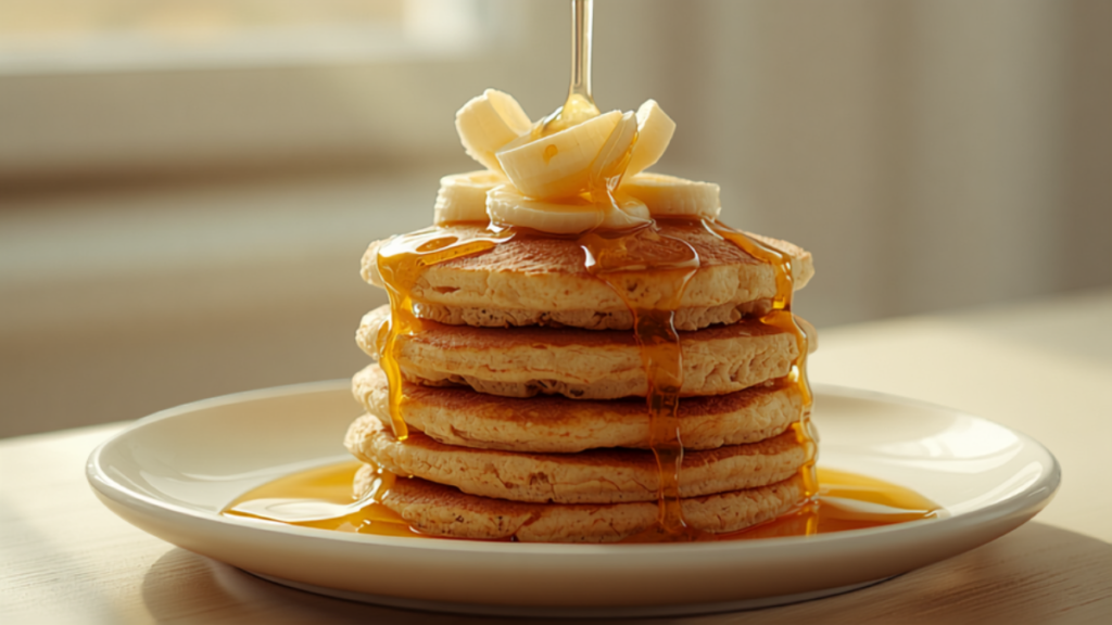 Havermout pannenkoekjes met banaan